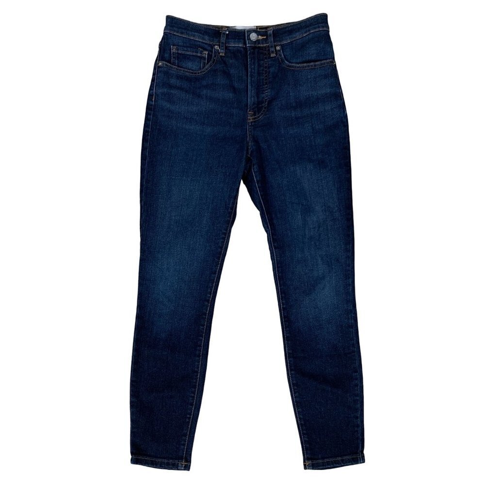 Everlane Skinny Jean Womens 26 Ankle the High Rise Dark Wash